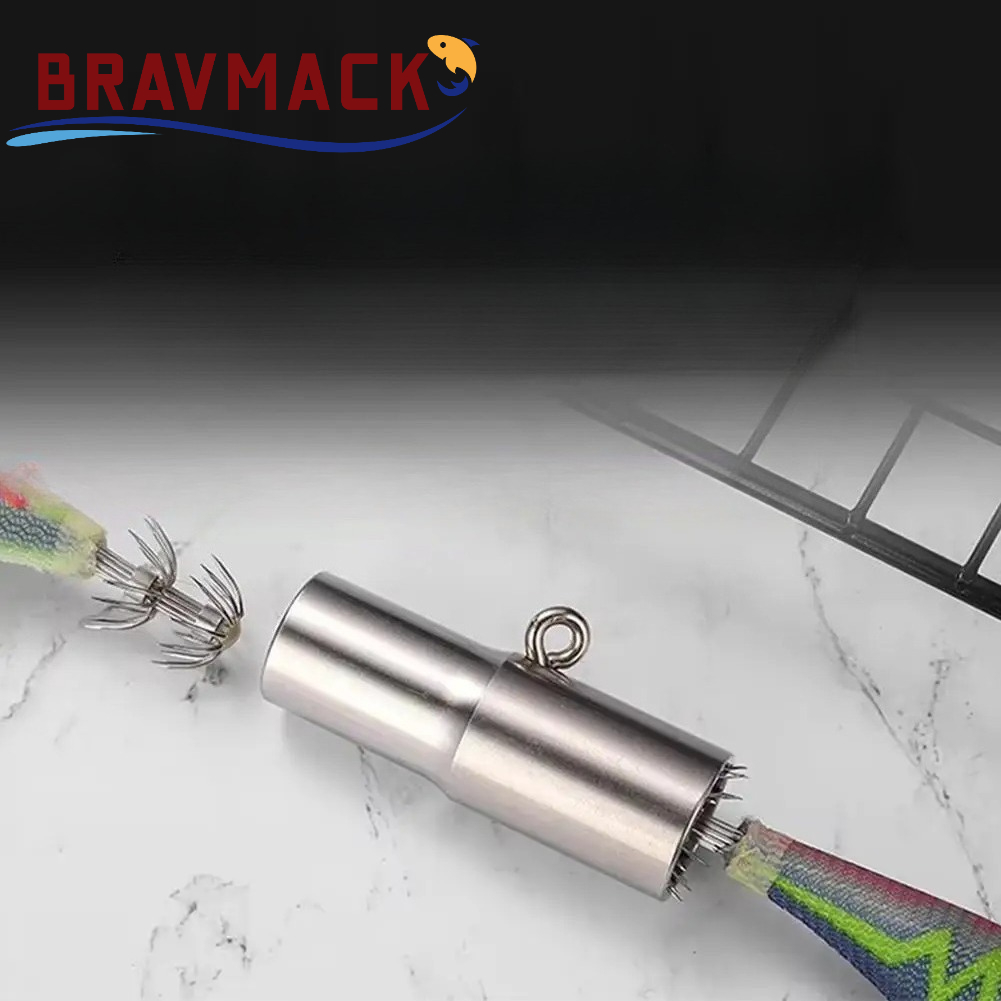 Fishing Hook Stainless Steel - BRAVMACK イカ釣り針修正針 オクトパスフック回復針 ステンレス鋼製釣り道具 鯉釣りタックル修理ツール