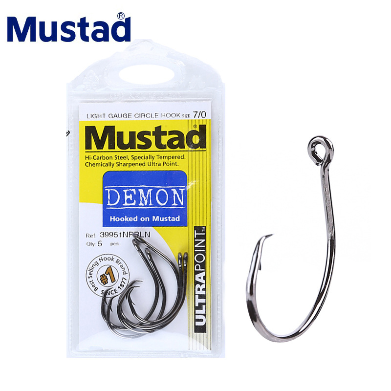 Fishing Hook Circle - ムスタッド 39951 # 釣りフックサークル高炭素鋼アンゾール釣りフックシャープ強力な防錆海鯉アンズエロスペスカ