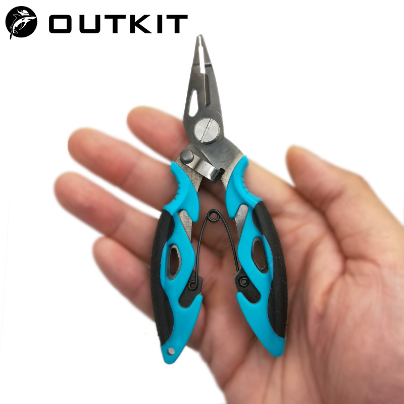 Fishing Hook Sharpener - 多機能フィッシングプライヤー,フックリムーバー,ステンレス鋼はさみ,釣りペンチ,スプリングコード用アクセサリー