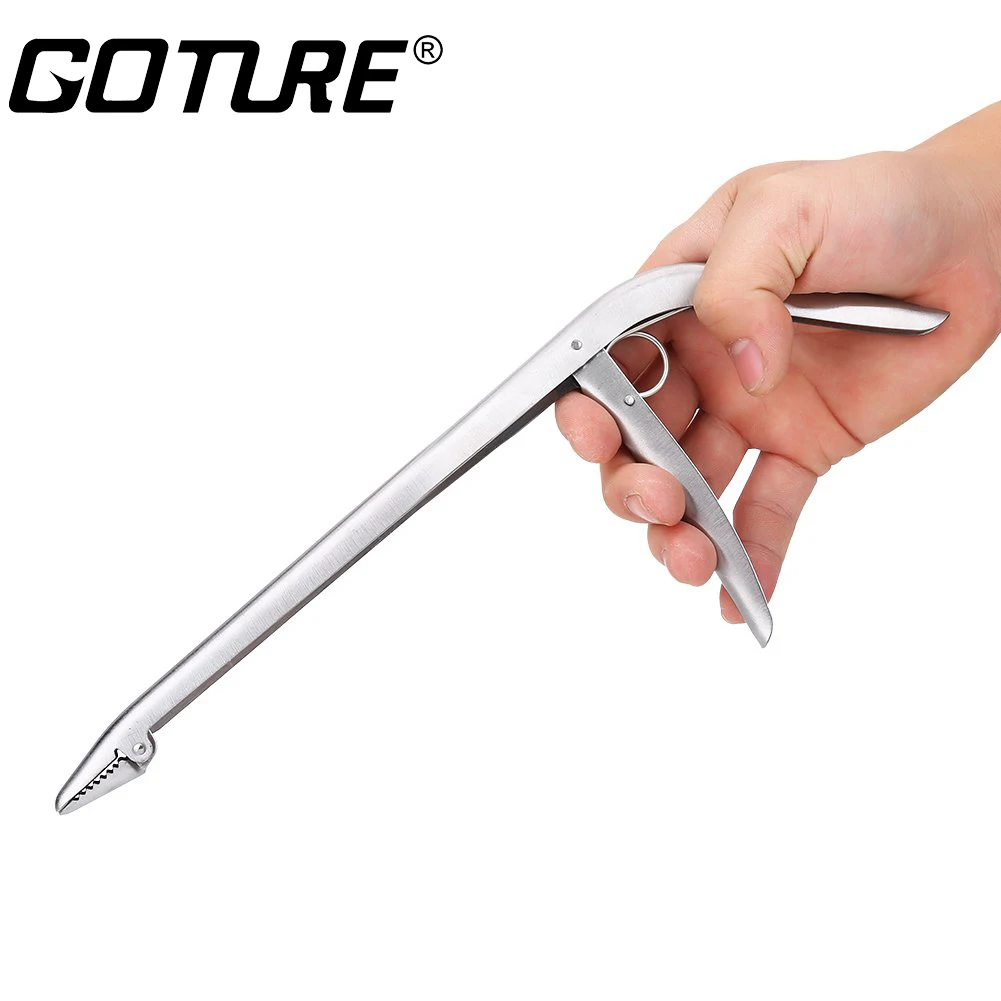 Fishing Hook Remover - Goture ステンレス鋼アンフックデバイスフィッシュクランプクリップキャッチ釣りフックリムーバープライヤーツールタックル釣りトレーラー用