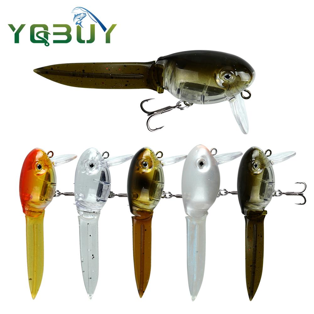 Fishing Hook Treble - 1 個入りタドポールハードベイトフィッシングルアー、8 G/8.5 Cm、取り外し可能なソフトテールクランクベイト、8 個入り #