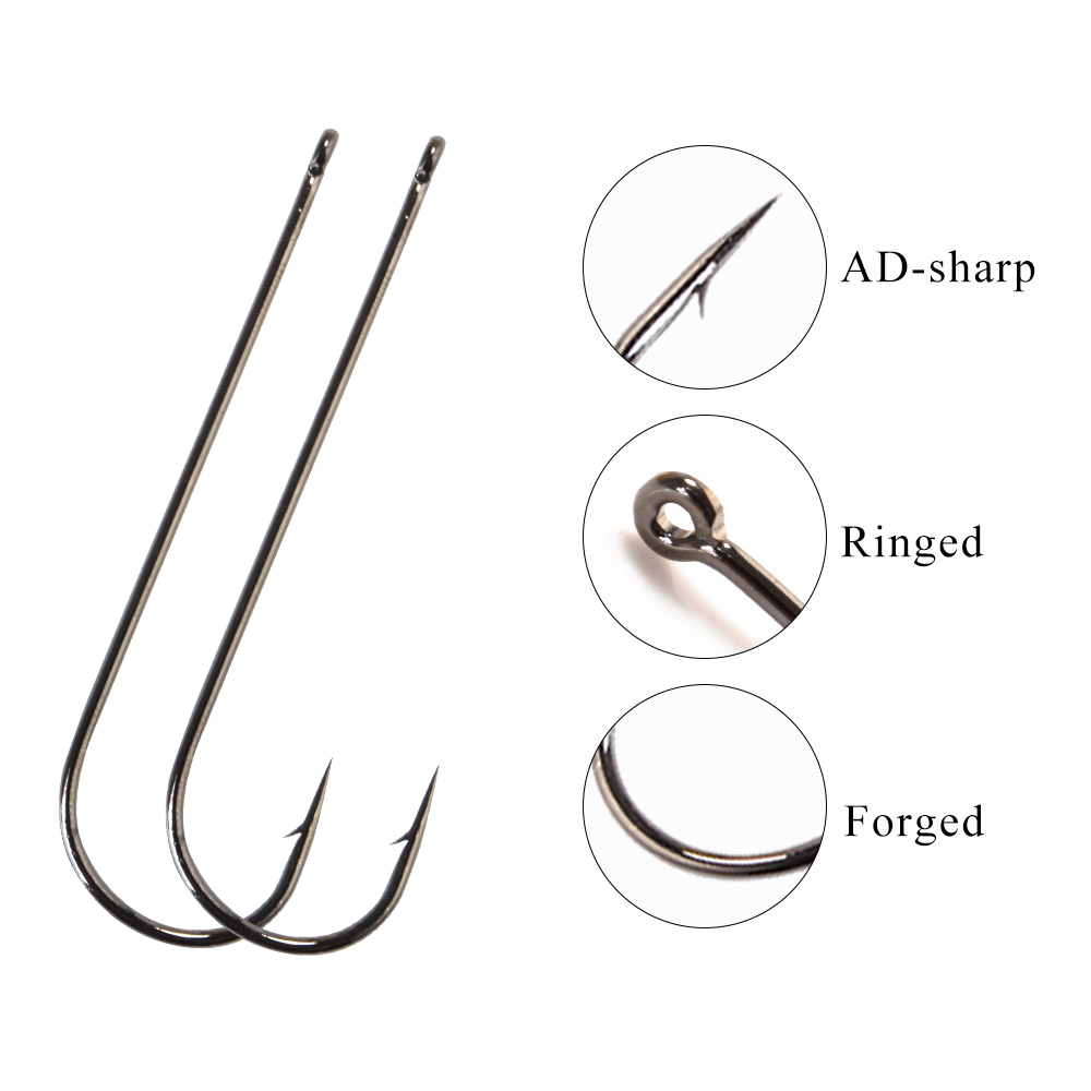 FTK 5-9 個アバディーン釣り針アイ 4/0 # -10 - Fishing Hook Offset のレビューと価格