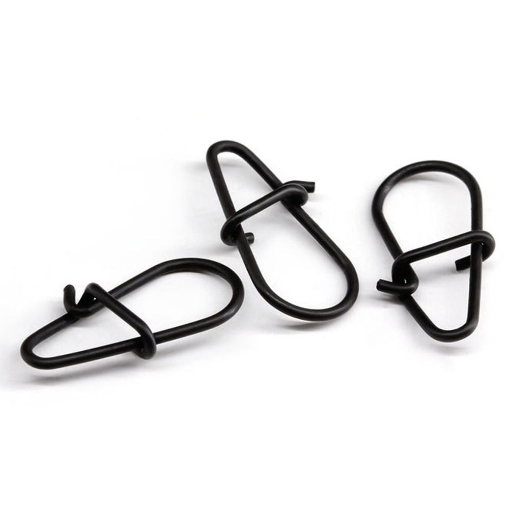 100 ピース/ロットマットブラックスナップ釣りバレルスイベ - Fishing Hook Box のレビューと価格