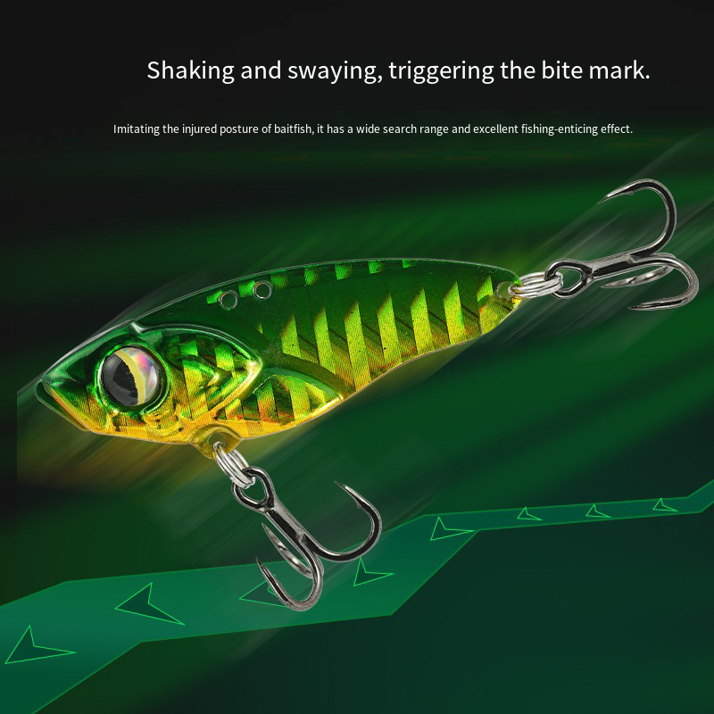 メタルVIBフィッシングルアー ハードバイブレーションブレー - Fishing Hook Treble のレビューと価格