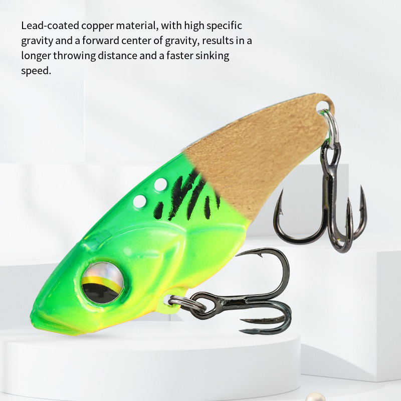 メタルVIBフィッシングルアー ハードバイブレーションブレー - Fishing Hook Treble のレビューと価格