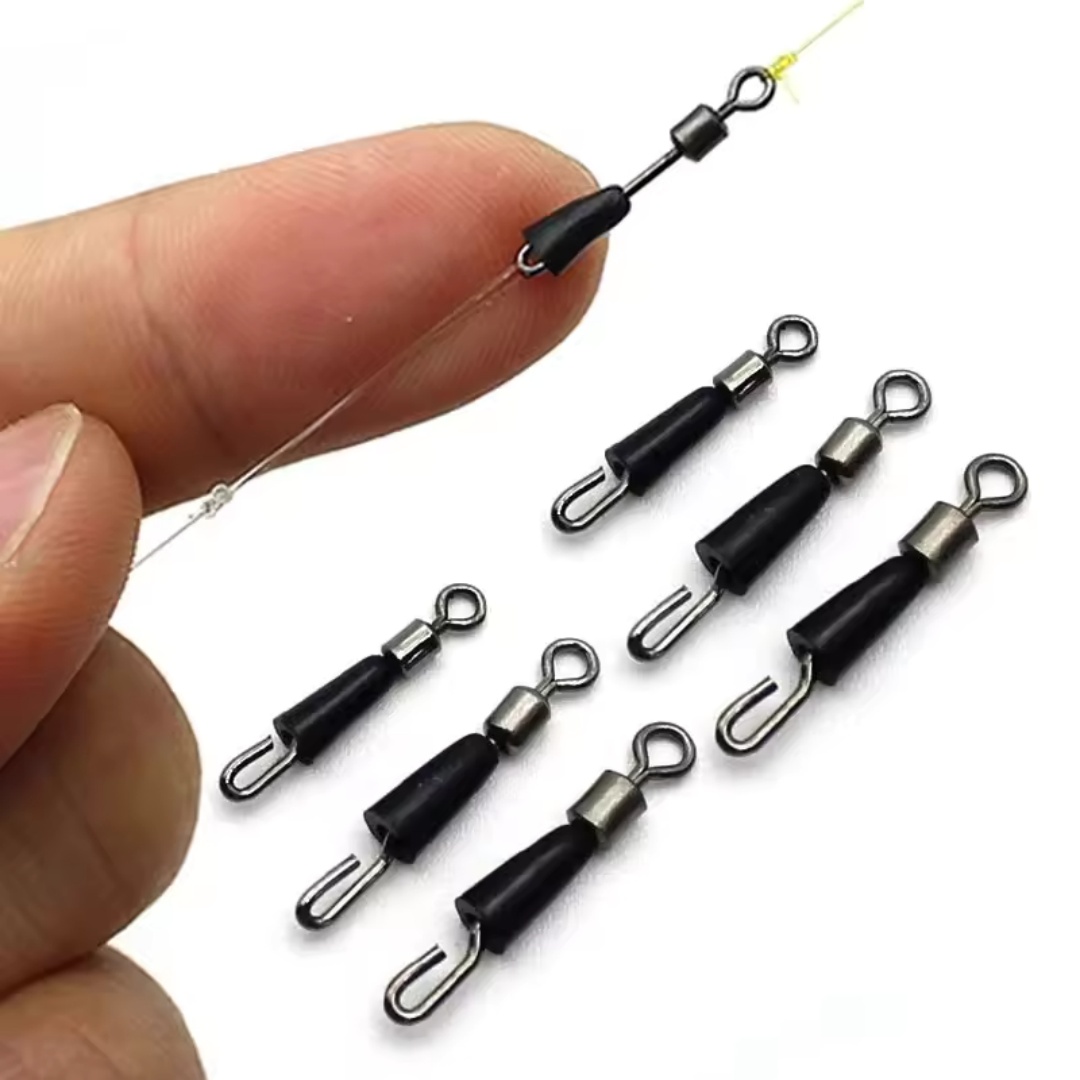 50個入り コイ釣り用クイックチェンジフィーダースイベル メ - Fishing Hook Stainless Steel のレビューと価格