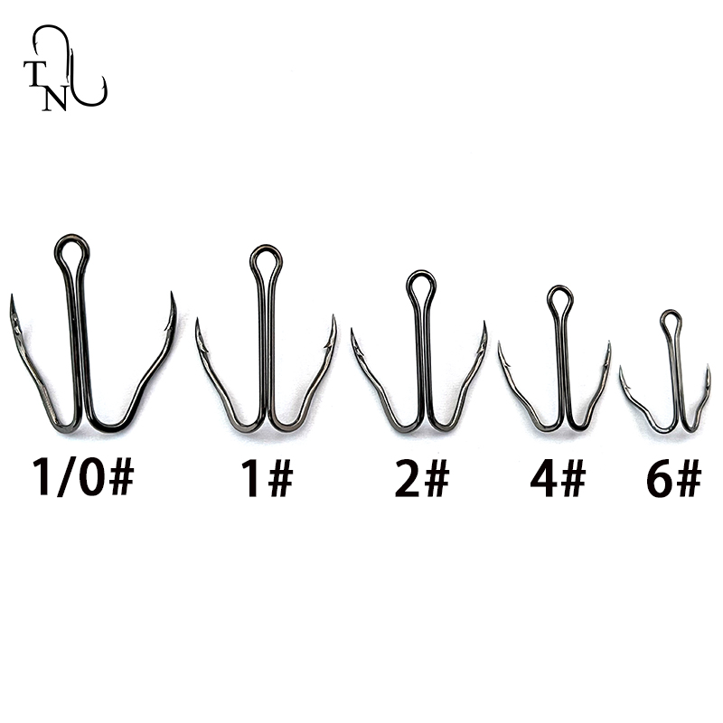 TN112 10 個 3551 高品質ダブル釣りフック高炭素 - Fishing Hook Offset のレビューと価格