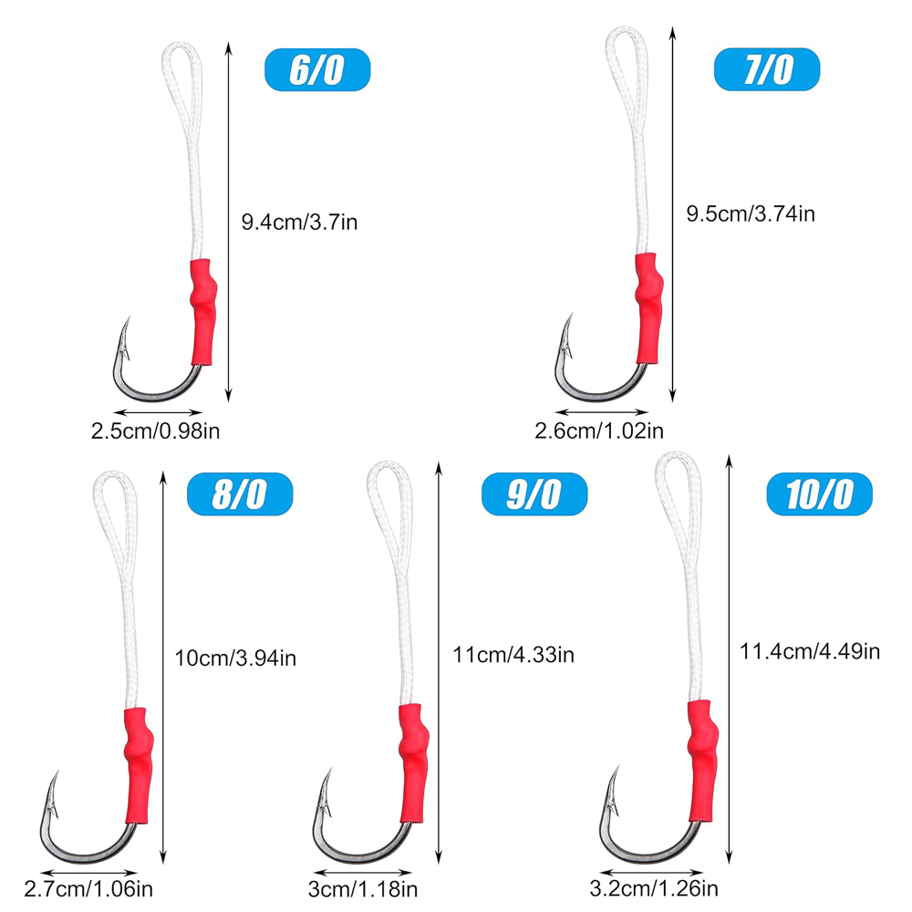 スロージギング,キャスティング,マグロ,ビッグプレイ用の釣り - Fishing Hook Offset のレビューと価格