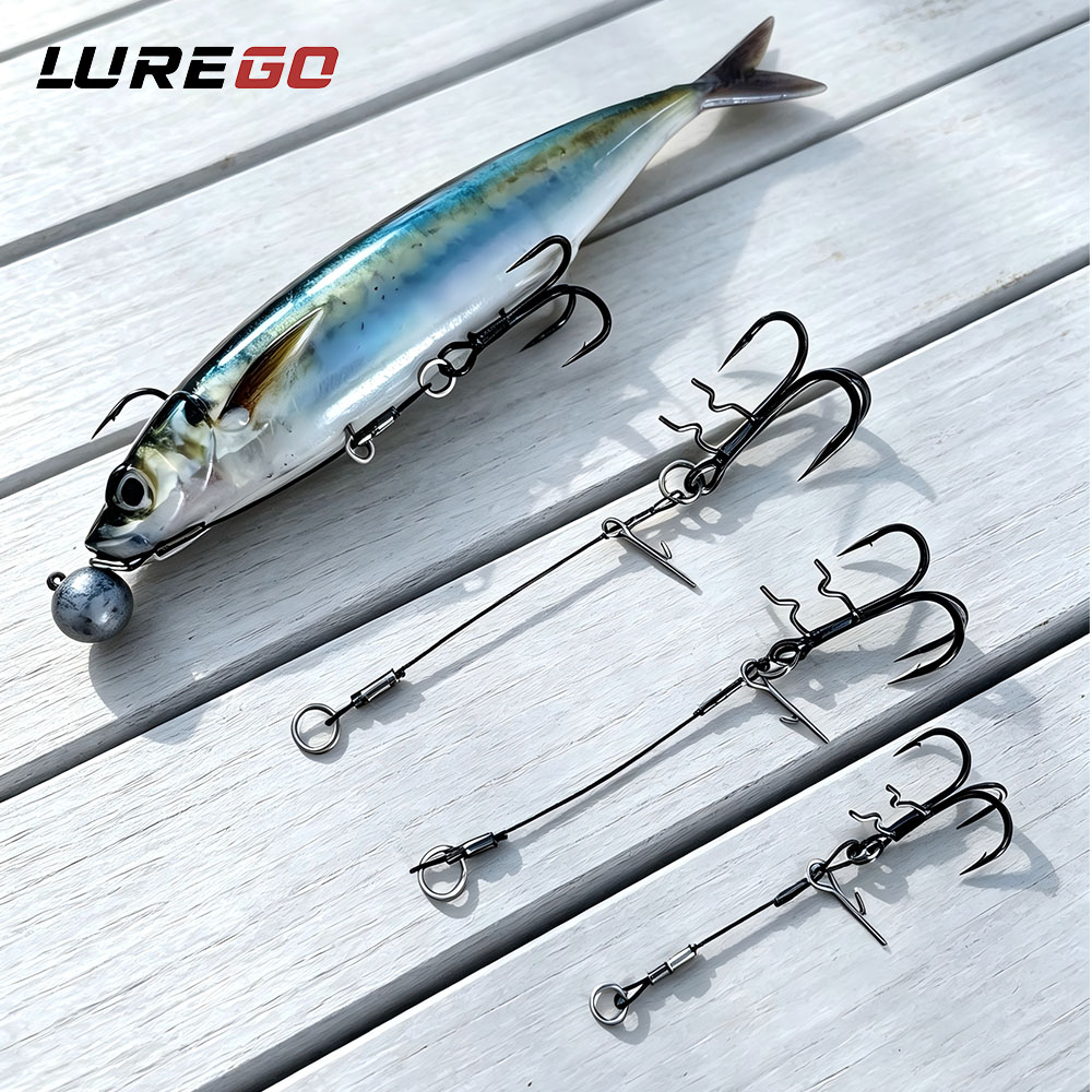 LUREGO 2個入り スティンガーリグ Tベリーアシストフ - Fishing Hook Weedless のレビューと価格