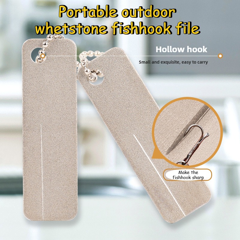 ポータブルダイヤモンド釣り針研ぎ器 キーホルダー付き 高硬度 - Fishing Hook Sharpener のレビューと価格