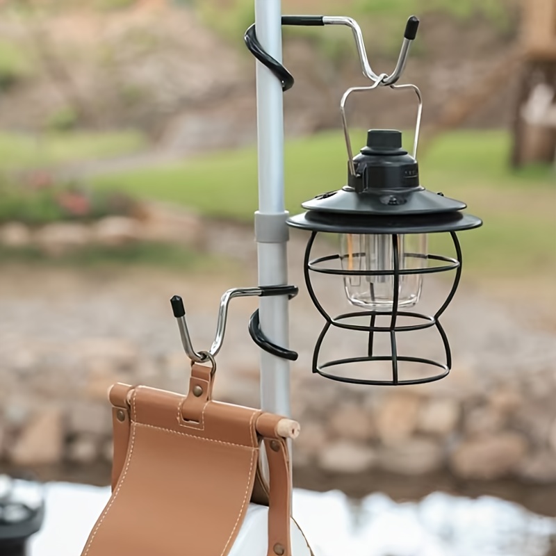 ステンレス製ライトスタンドホルダーフック ポータブルテントポ - Fishing Hook Stainless Steel のレビューと価格