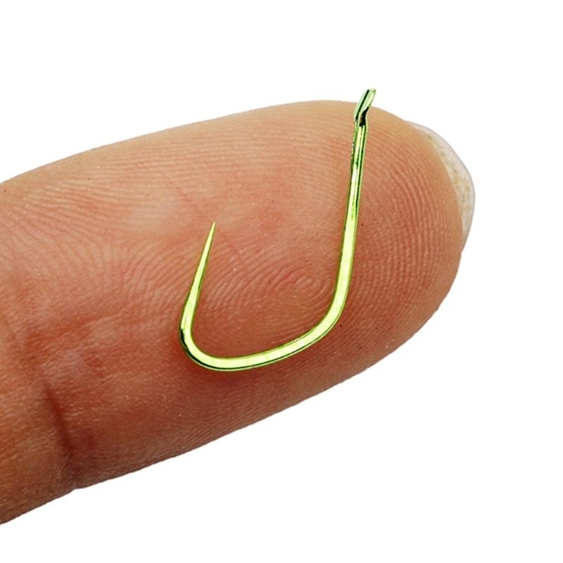 50 個ロングハンドル小魚フック薄いストリップバーブレス釣り - Fishing Hook Circle のレビューと価格