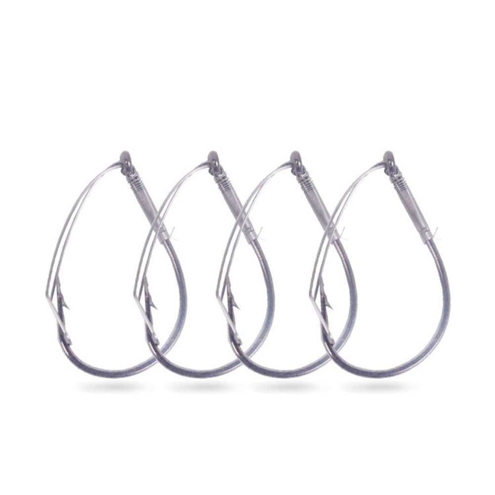 高炭素鋼釣りリグフック,バーブフィシグ,大きなジョイントフッ - Fishing Hook Weedless のレビューと価格