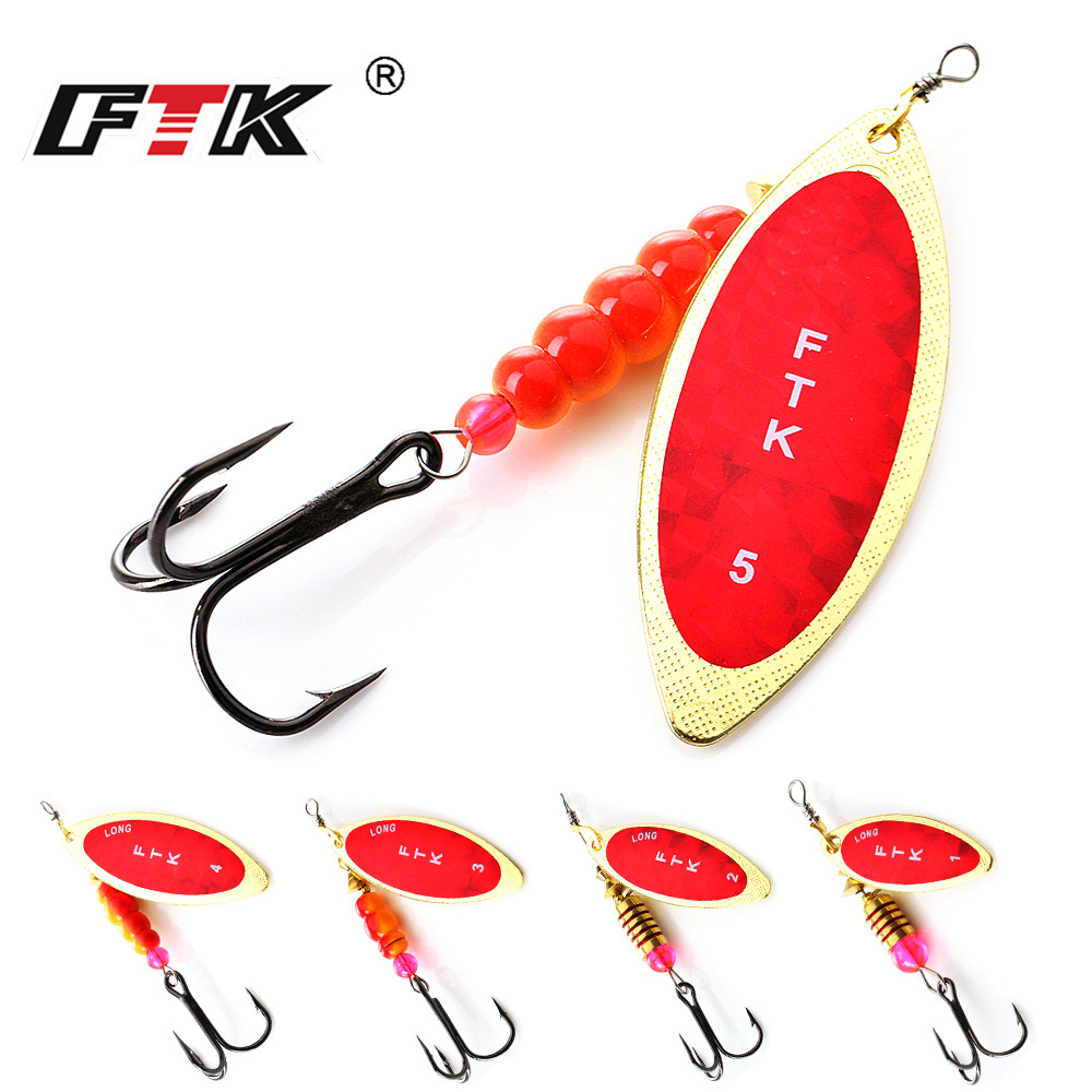 スプーンタイプのメタルルアー,パイクフィッシングに最適な人工 - Fishing Hook Treble のレビューと価格