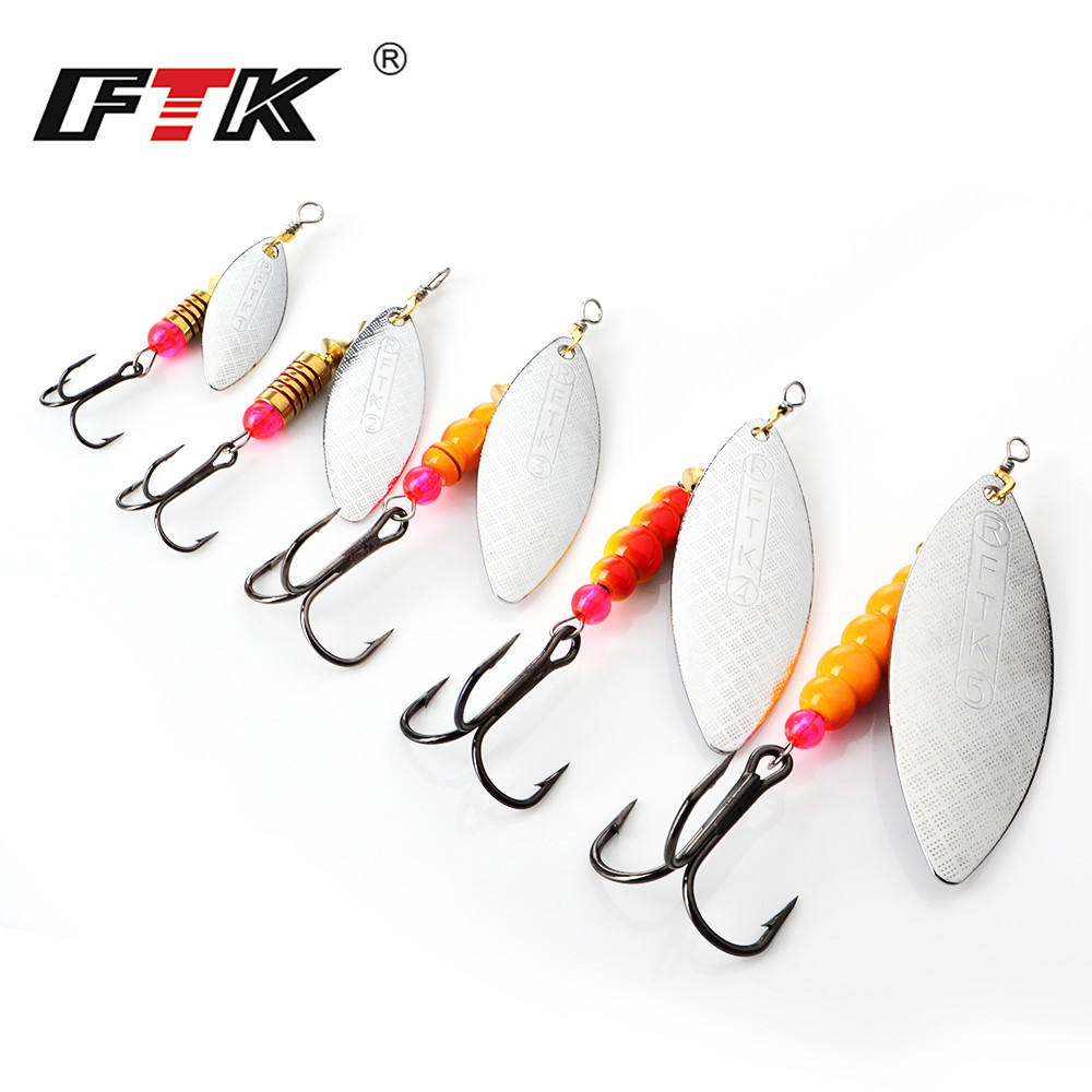 スプーンタイプのメタルルアー,パイクフィッシングに最適な人工 - Fishing Hook Treble のレビューと価格