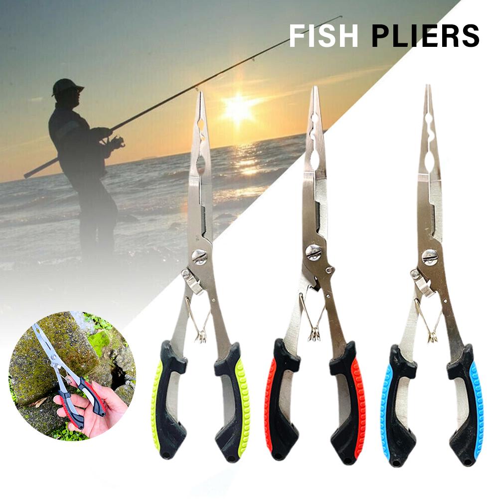 ステンレス鋼製釣り用プライヤー多機能スプリットリングオープナ - Fishing Hook Sharpener のレビューと価格
