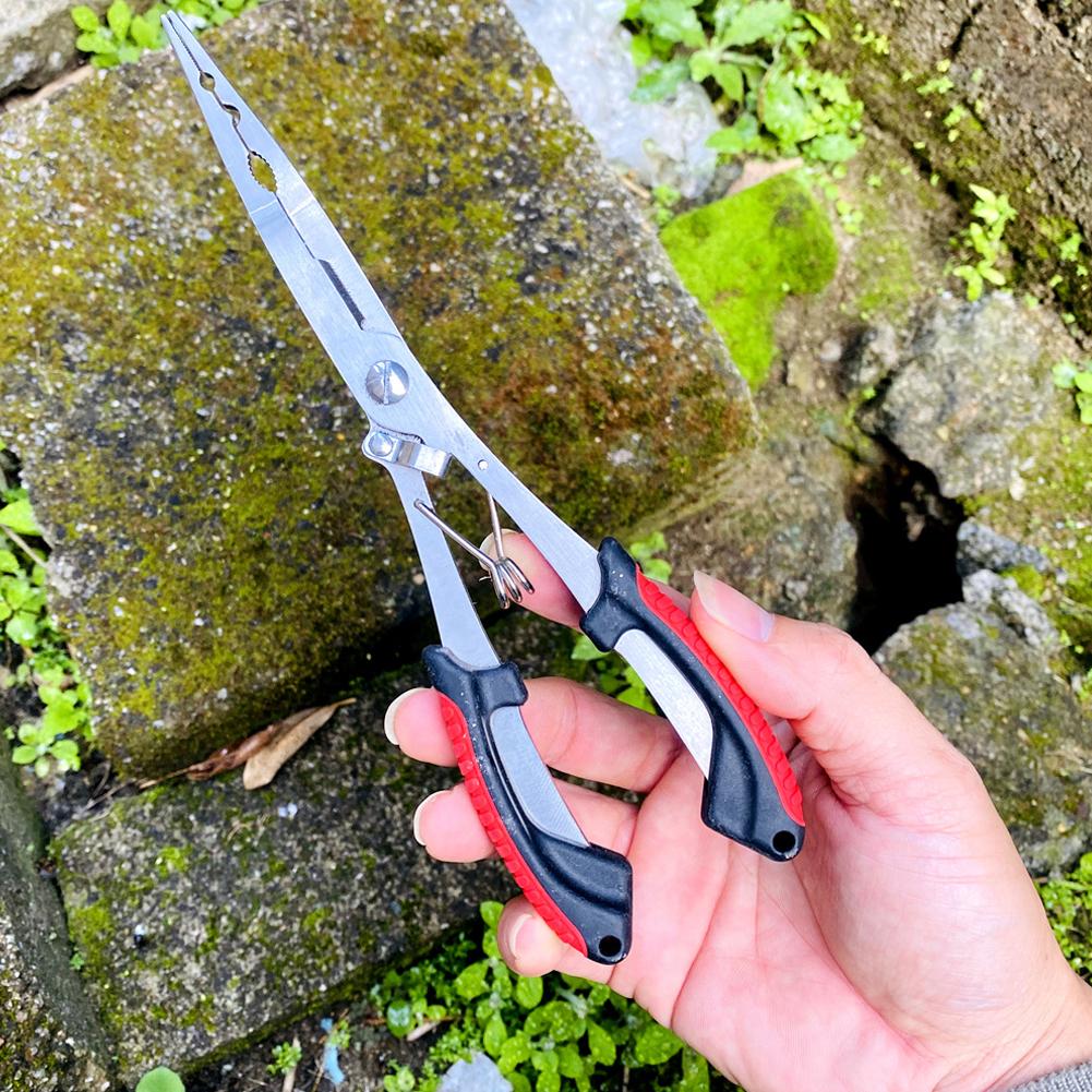 ステンレス鋼製釣り用プライヤー多機能スプリットリングオープナ - Fishing Hook Sharpener のレビューと価格
