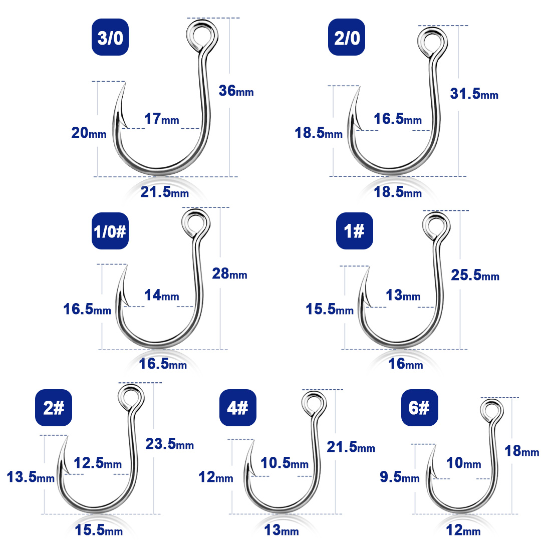9 キロ釣りフック 25 個ジグフックインライン鯉釣りジギン - Fishing Hook Offset のレビューと価格