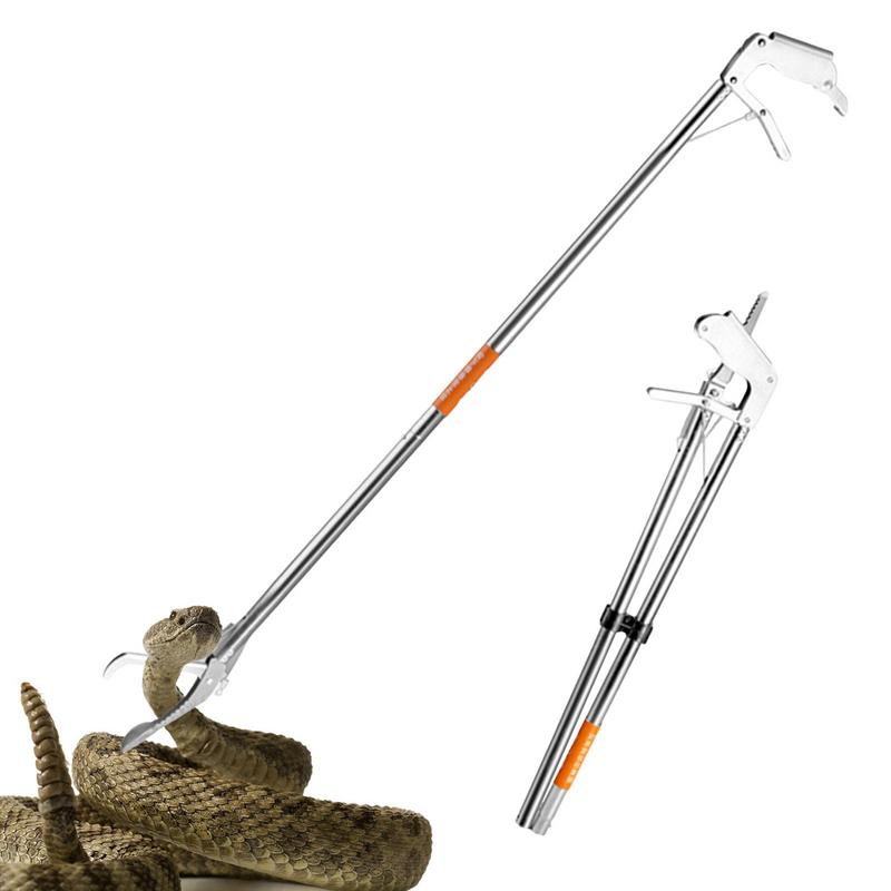 爬虫類グラバー用の折りたたみ式スネークスティック、キャンプや - Fishing Hook Stainless Steel のレビューと価格