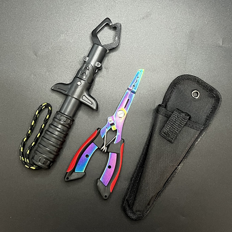 釣り用プライヤーとグリッパーセット、魚の口掴み器、釣り用プラ - Fishing Hook Stainless Steel のレビューと価格