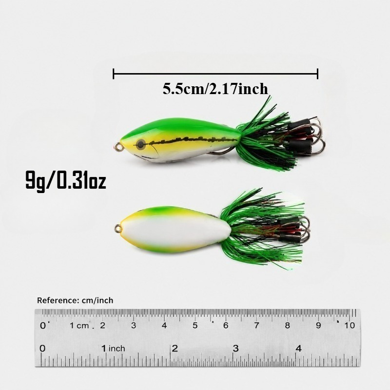 1個/2個セット タイスタイル ABSハードフロッグルアー  - Fishing Hook Weedless のレビューと価格
