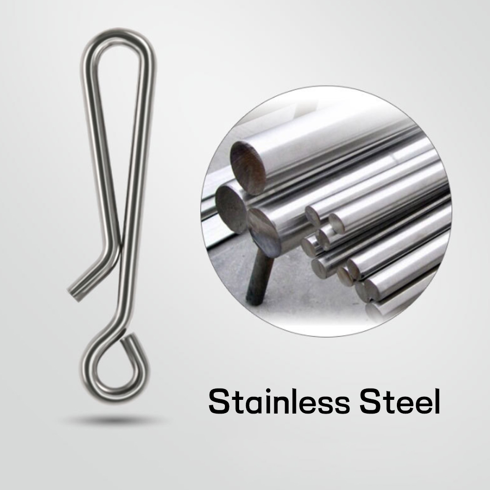 100 個海水釣りステンレス鋼オープンアイぶら下げスナップク - Fishing Hook Stainless Steel のレビューと価格