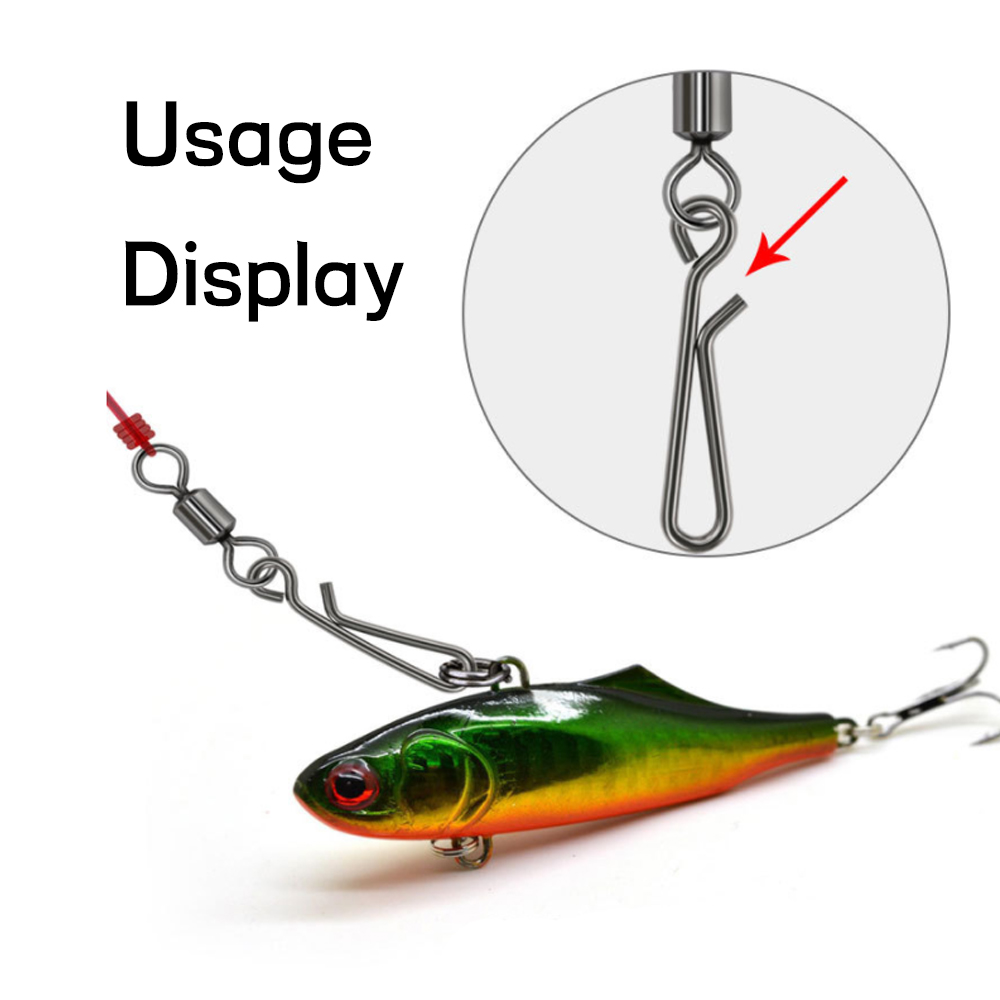 100 個海水釣りステンレス鋼オープンアイぶら下げスナップク - Fishing Hook Stainless Steel のレビューと価格