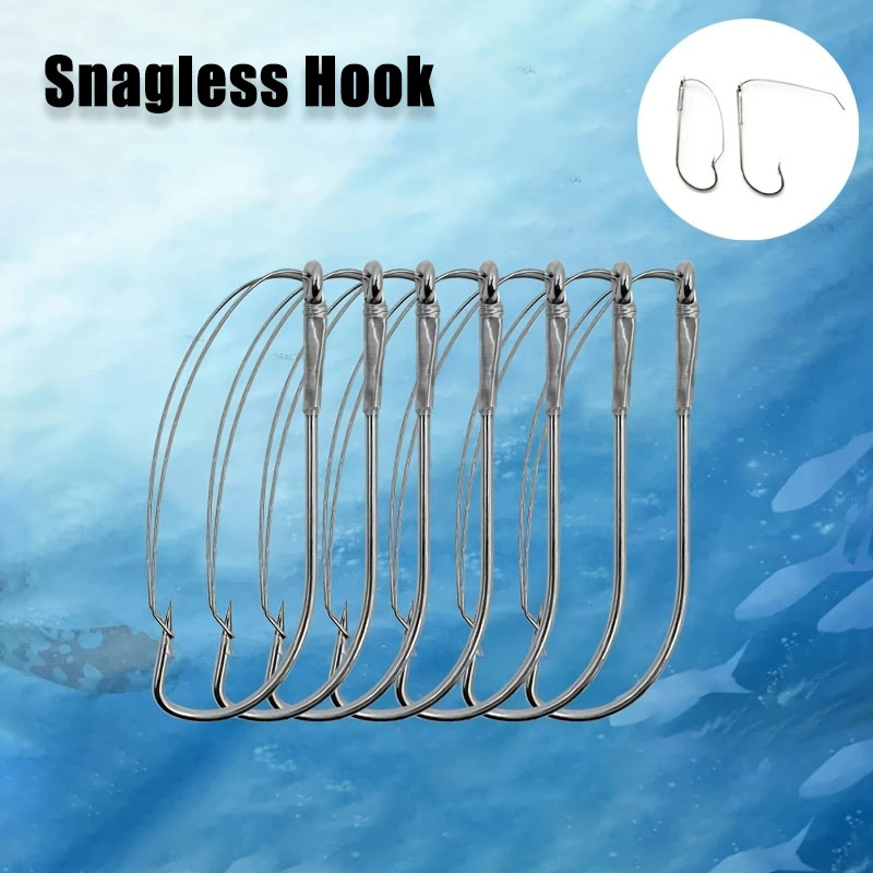20/40個 ウィードレスオフセットワームフック - もつれ - Fishing Hook Weedless のレビューと価格