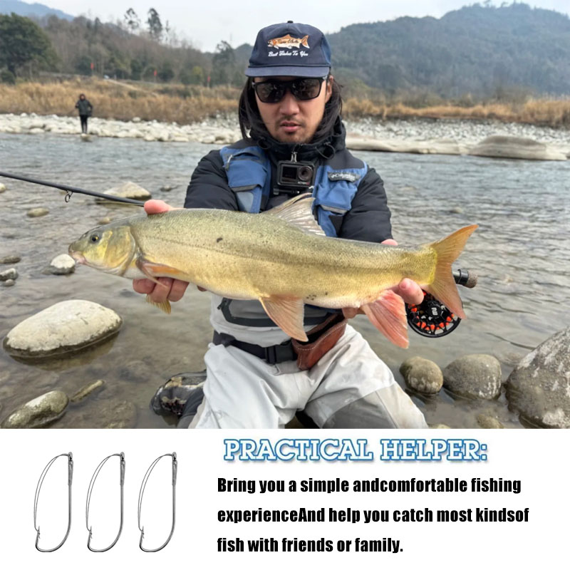 20/40個 ウィードレスオフセットワームフック - もつれ - Fishing Hook Weedless のレビューと価格