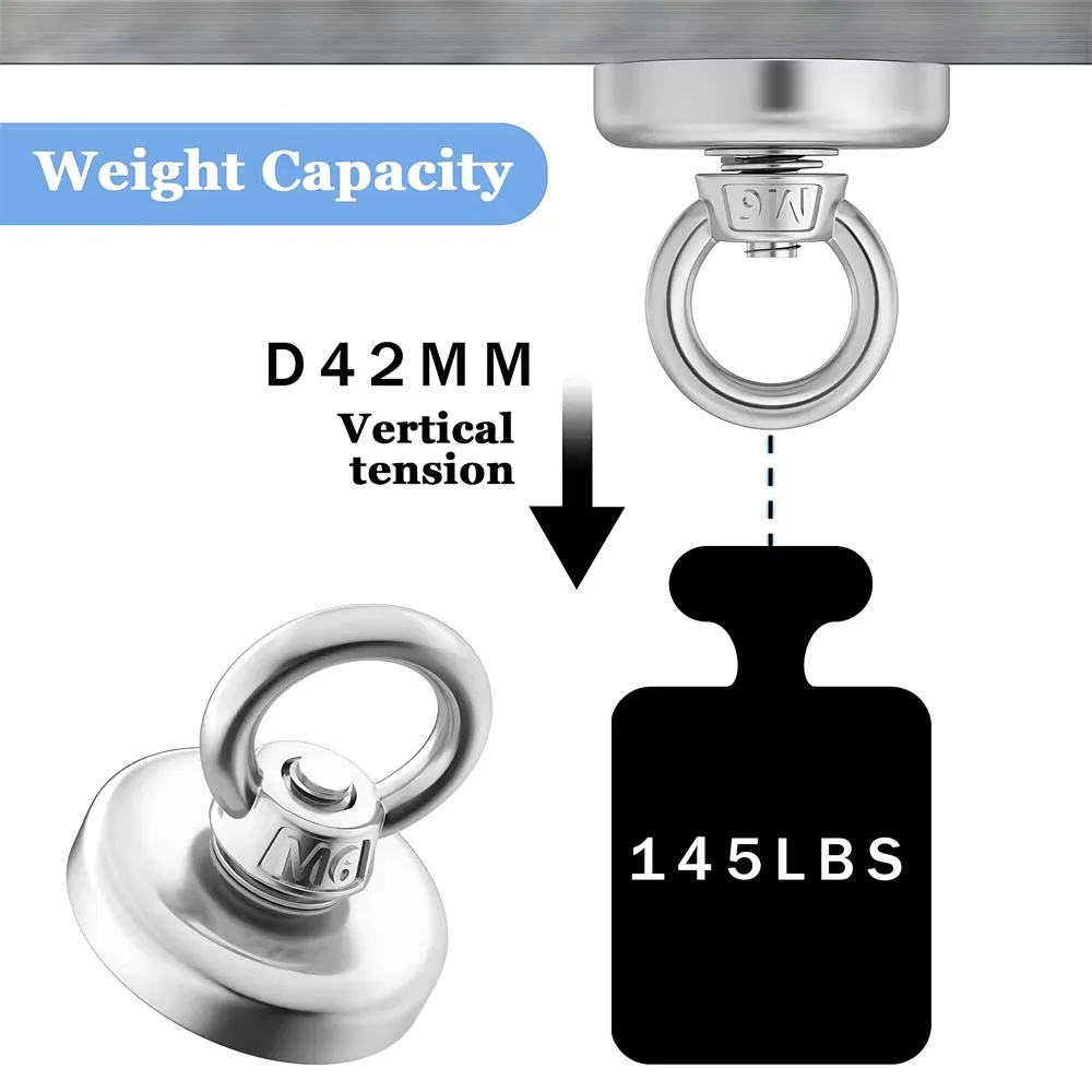 D16〜D42mm超強力ネオジム釣り用フックN52ヘビーデュ - Fishing Hook Stainless Steel のレビューと価格