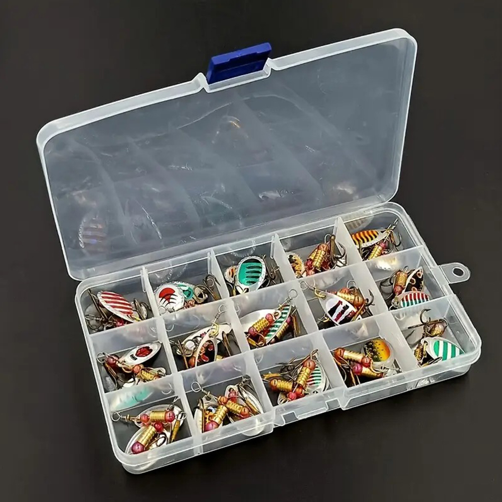 30個入りメタルスプーンスピナーフィッシングルアー、トレブル - Fishing Hook Treble のレビューと価格
