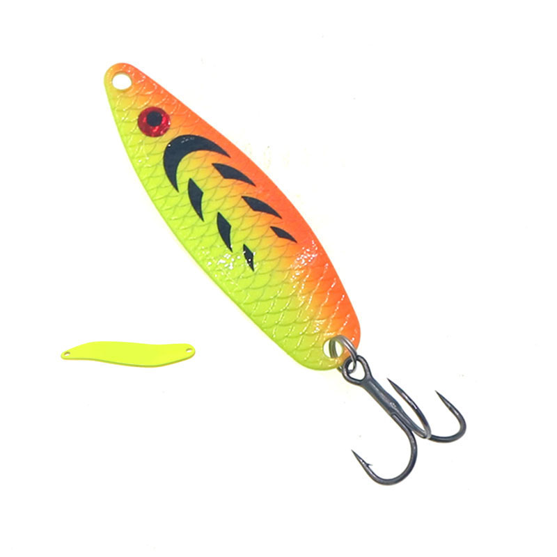 スプーンフィッシング用の人工ハードメタルベイト,魚を捕まえる - Fishing Hook Treble のレビューと価格